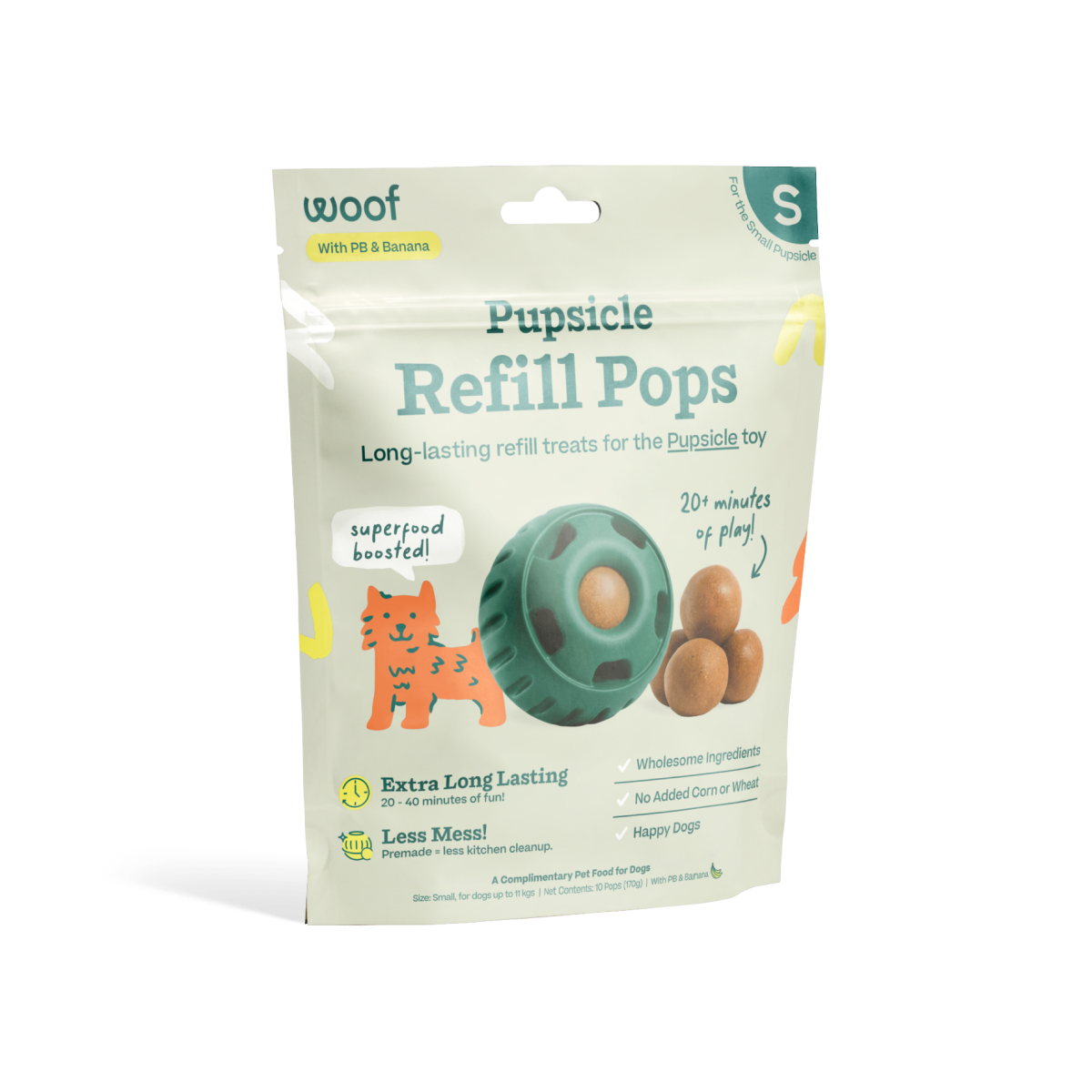 Woof Pupsicle Toy Refill Pops