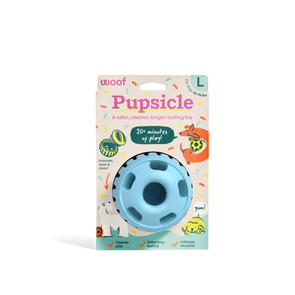 Woof Blue Birthday Pupsicle Toy