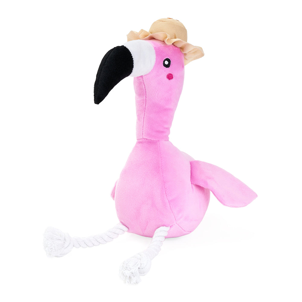 ZippyPaws Dog Toy - Freya the Flamingo