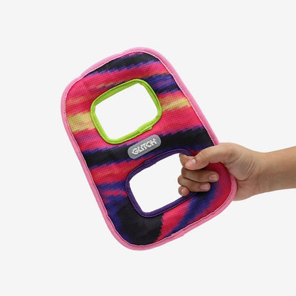 hand holding Glitch Tug Toy