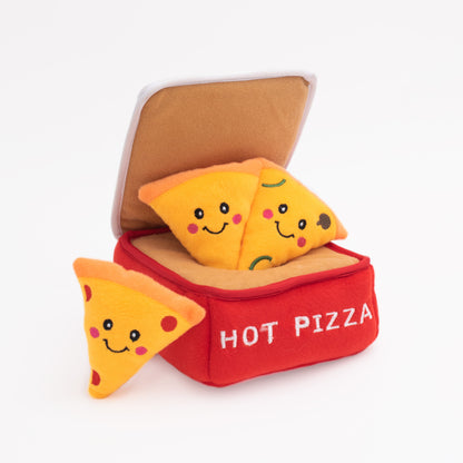 ZippyPaws Burrow Dog Toy - Pizza Box