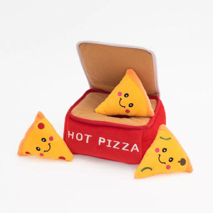 ZippyPaws Burrow Dog Toy - Pizza Box