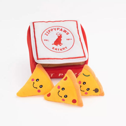 ZippyPaws Burrow Dog Toy - Pizza Box