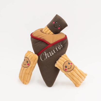 ZippyPaws Burrow Dog Toy - Churro Cone