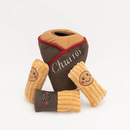 ZippyPaws Burrow Dog Toy - Churro Cone