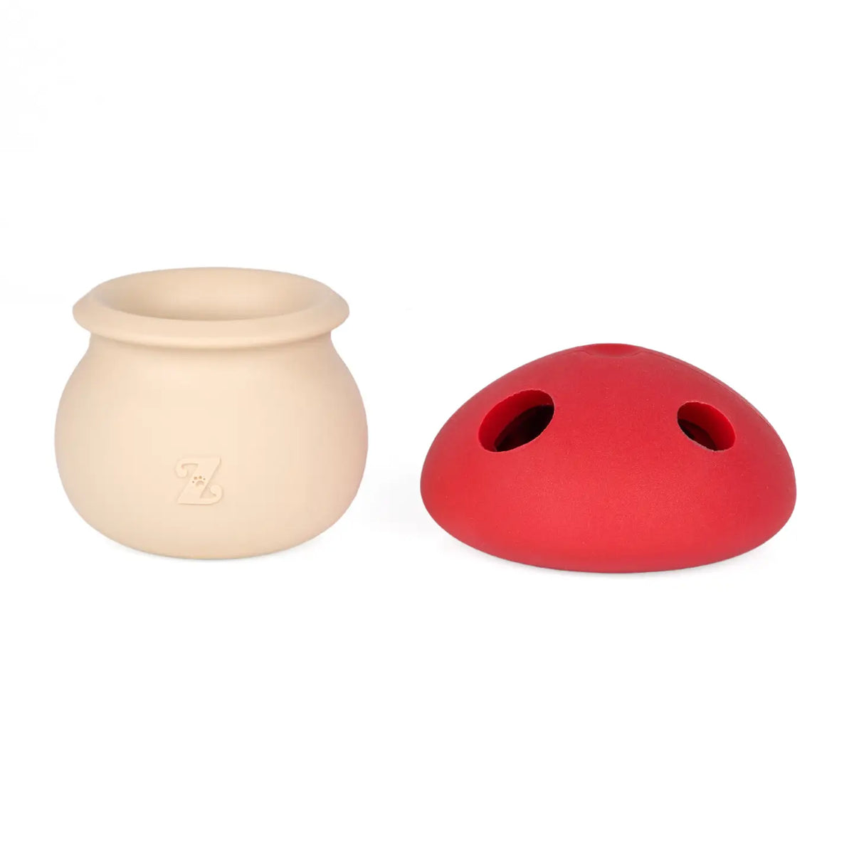 mushroom toy on a white background