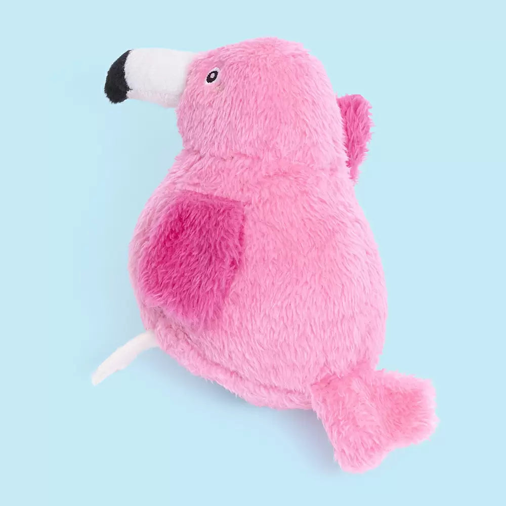 ZippyPaws 2-in-1 Birdiez Dog Toy - Flamingo
