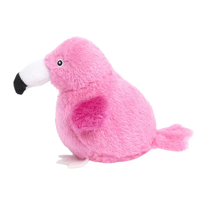 ZippyPaws 2-in-1 Birdiez Dog Toy - Flamingo