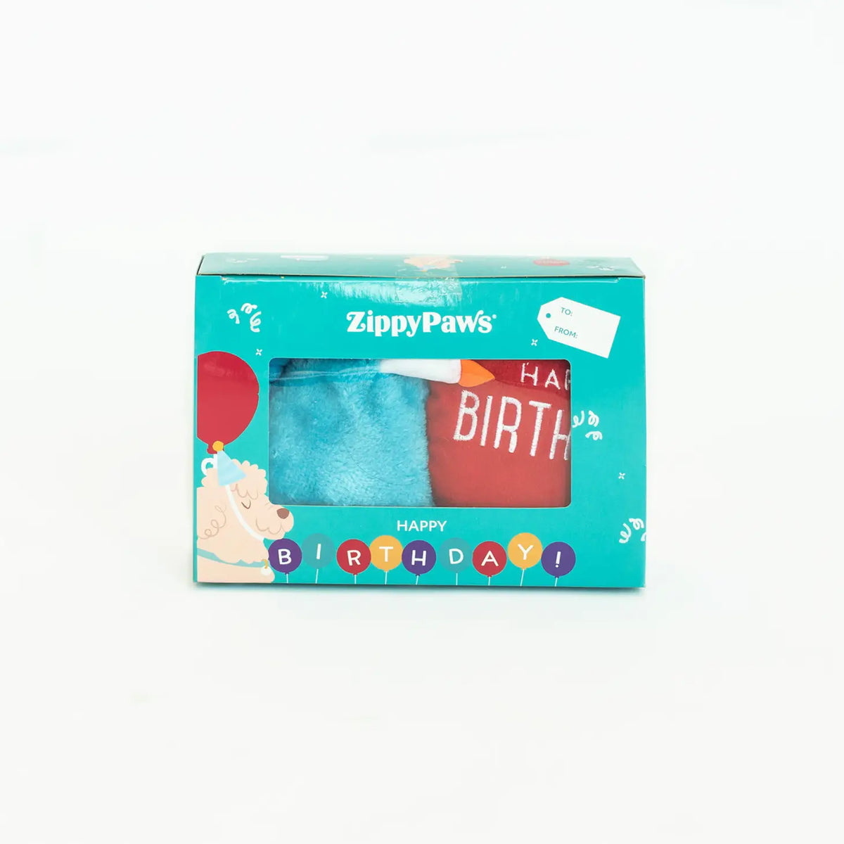ZippyPaws Dog Toy Birthday Box Gift Set