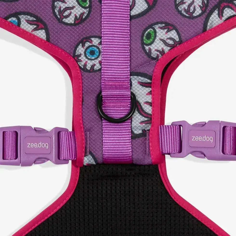 Zee.Dog Lords of Zee.Town Adjustable Air Mesh Harness for Dogs - Brain