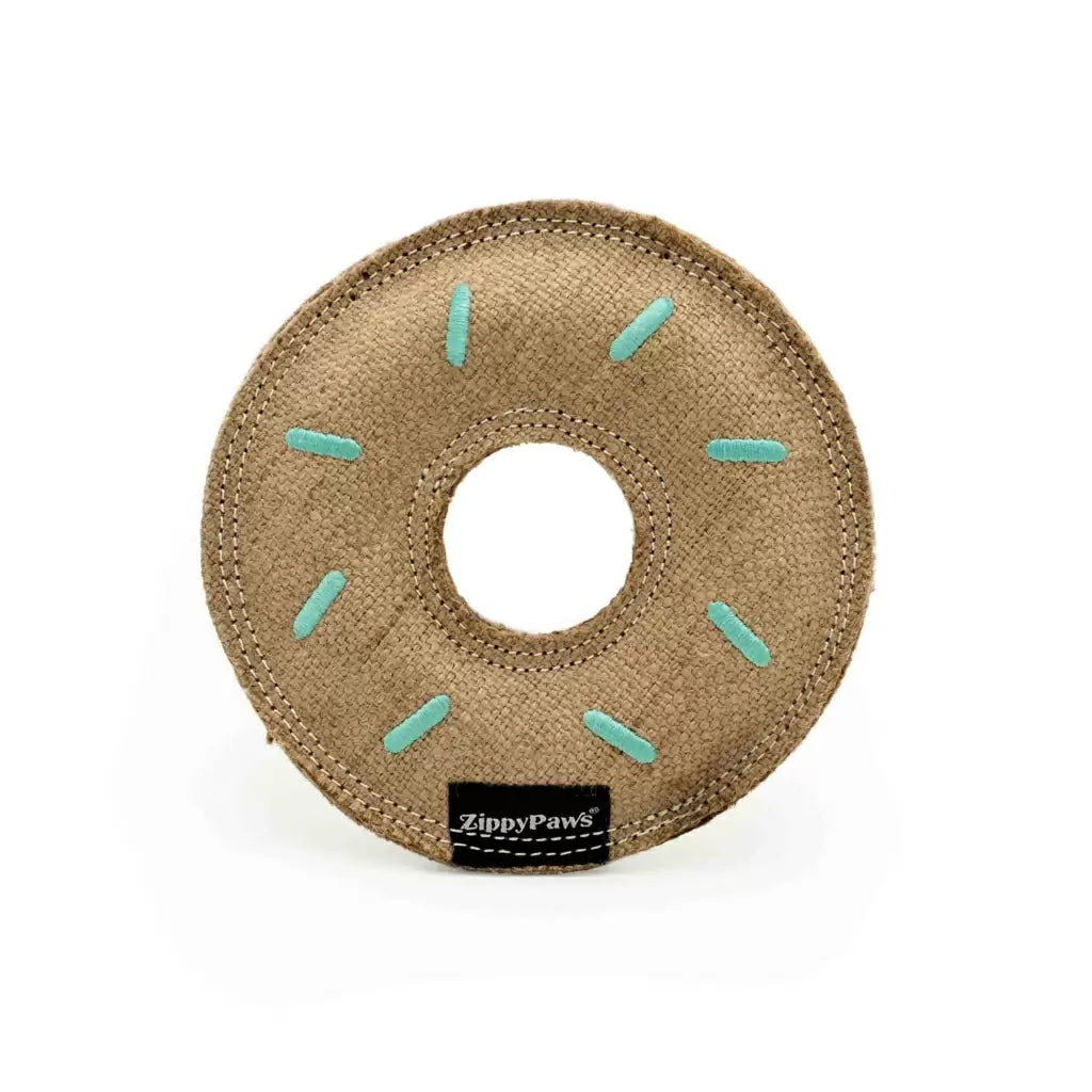 ZippyPaws Cotton & Jute  ecoZippy Jute Donutz