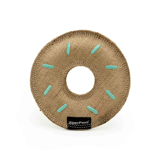 ZippyPaws Cotton & Jute  ecoZippy Jute Donutz