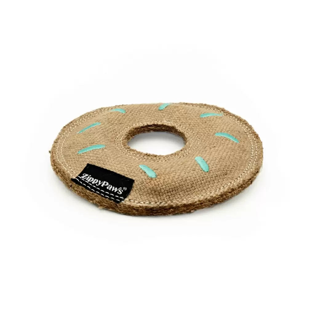 ZippyPaws Cotton & Jute  ecoZippy Jute Donutz