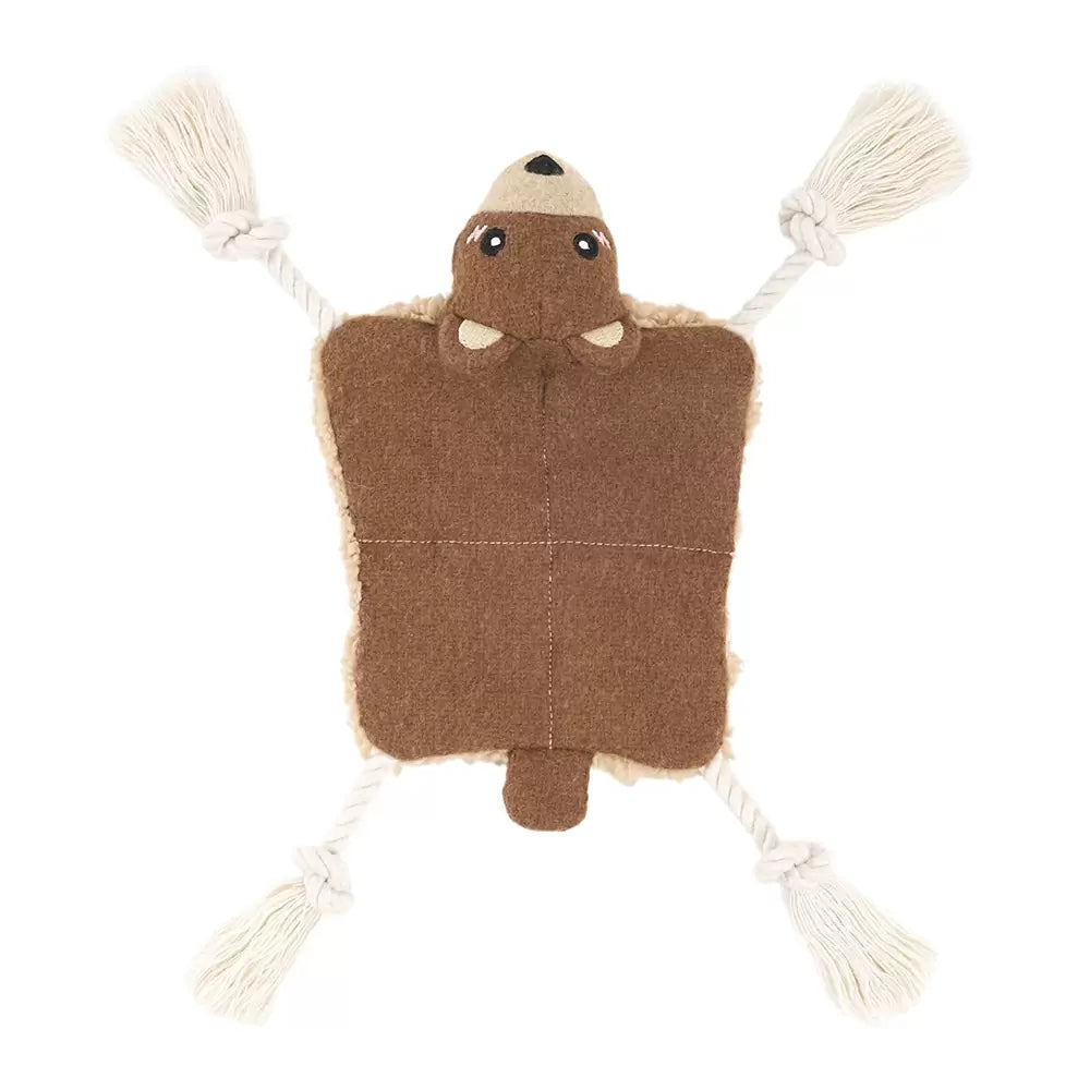 ZippyPaws ecoZippy Knotty Crawler – Bear