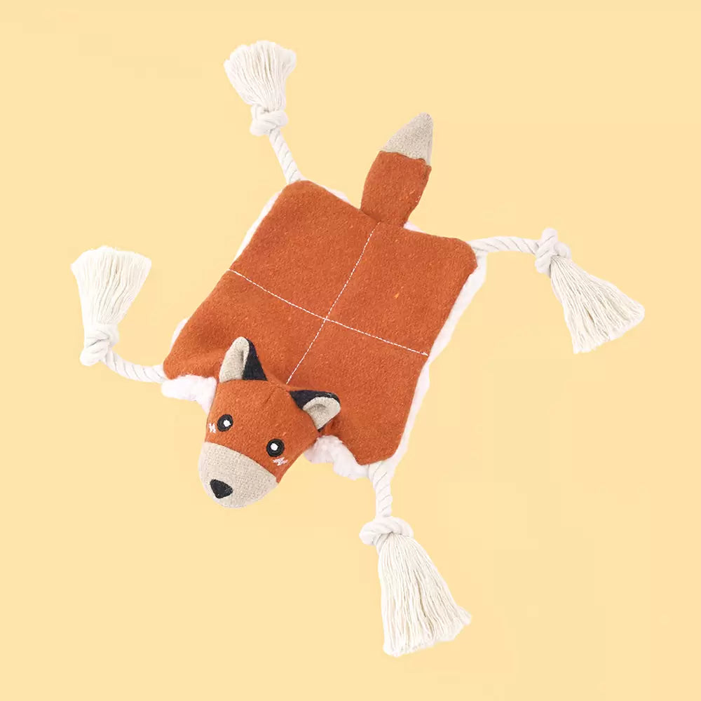 ZippyPaws ecoZippy Knotty Crawler – Fox