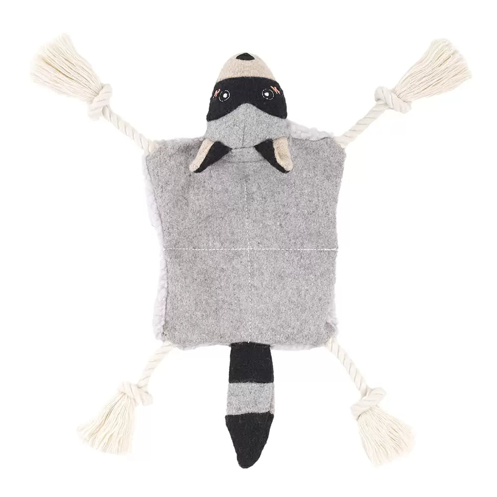 ZippyPaws ecoZippy Knotty Crawler – Raccoon