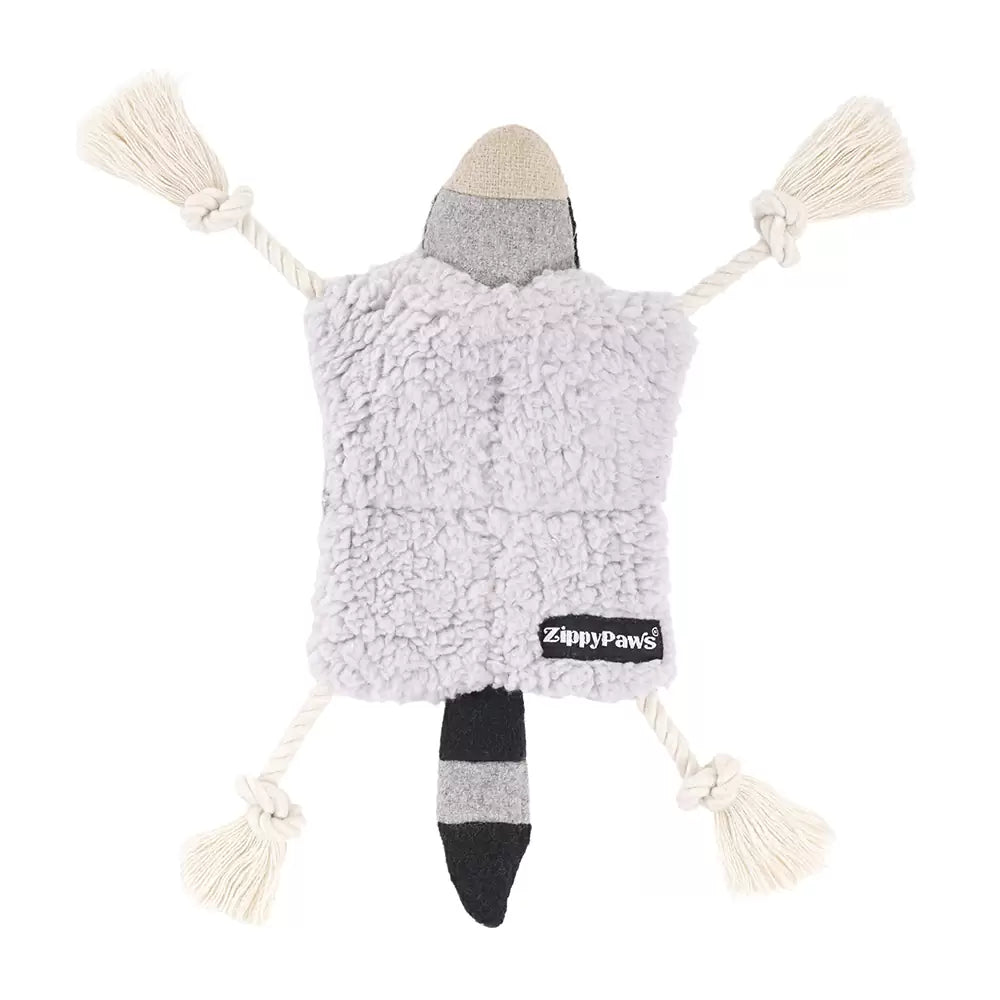 ZippyPaws ecoZippy Knotty Crawler – Raccoon