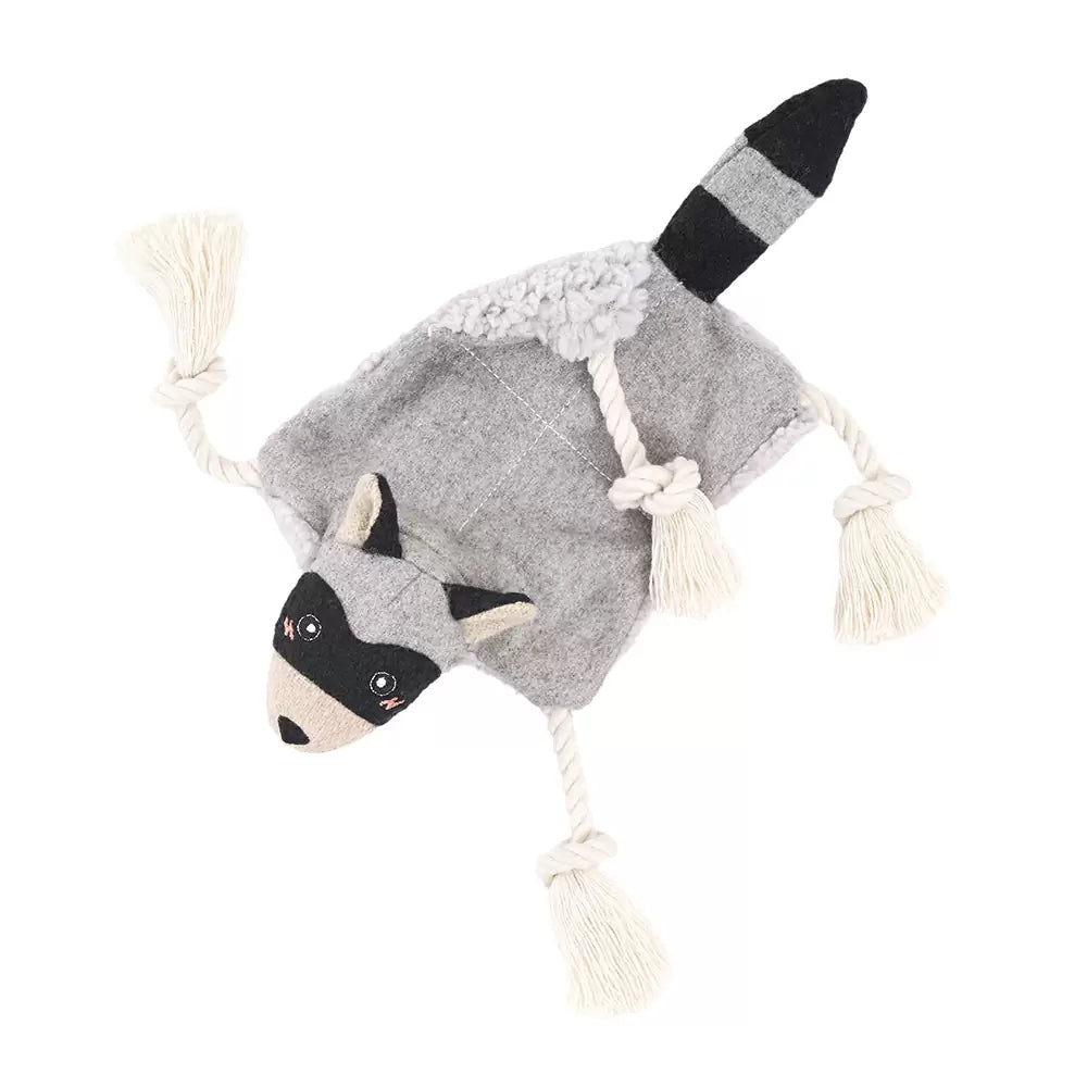 ZippyPaws ecoZippy Knotty Crawler – Raccoon