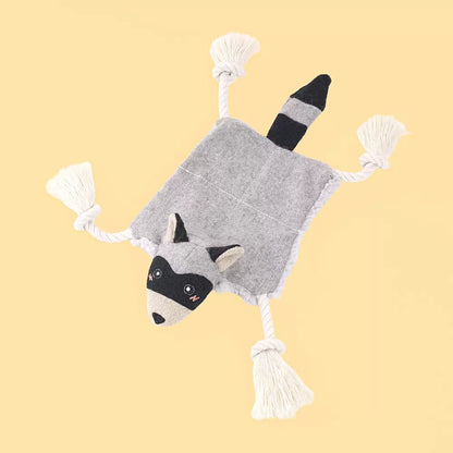 ZippyPaws ecoZippy Knotty Crawler – Raccoon