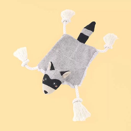ZippyPaws ecoZippy Knotty Crawler – Raccoon