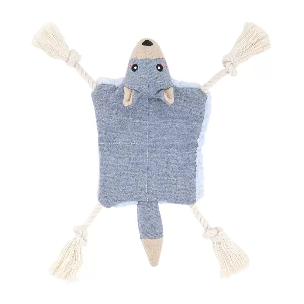 ZippyPaws ecoZippy Knotty Crawler – Wolf