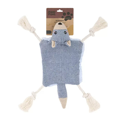 ZippyPaws ecoZippy Knotty Crawler – Wolf