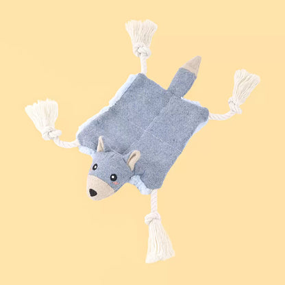 ZippyPaws ecoZippy Knotty Crawler – Wolf