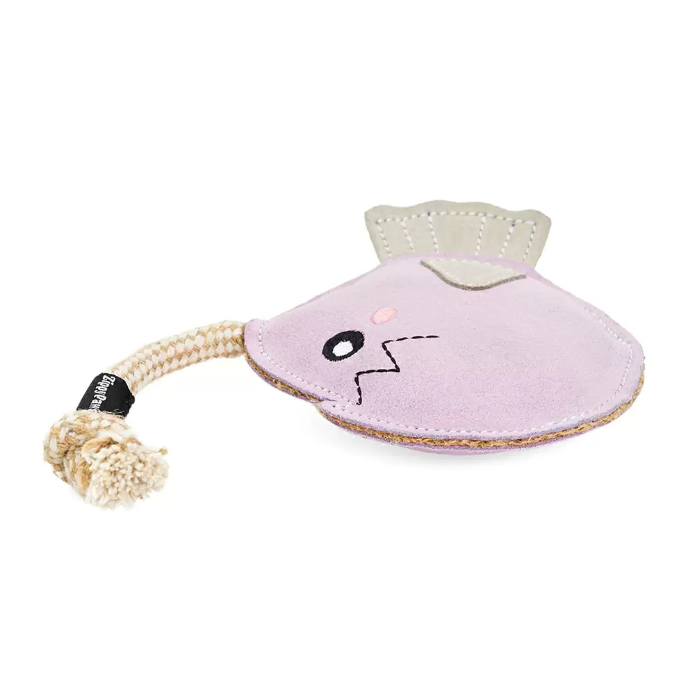 ZippyPaws ecoZippy Suede and Rope Buddies – Angler Fish