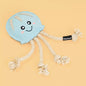 ZippyPaws ecoZippy Suede and Rope Buddies – Jellyfish