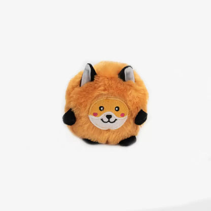 ZippyPaws Bushy Throw Fox Dog Toy