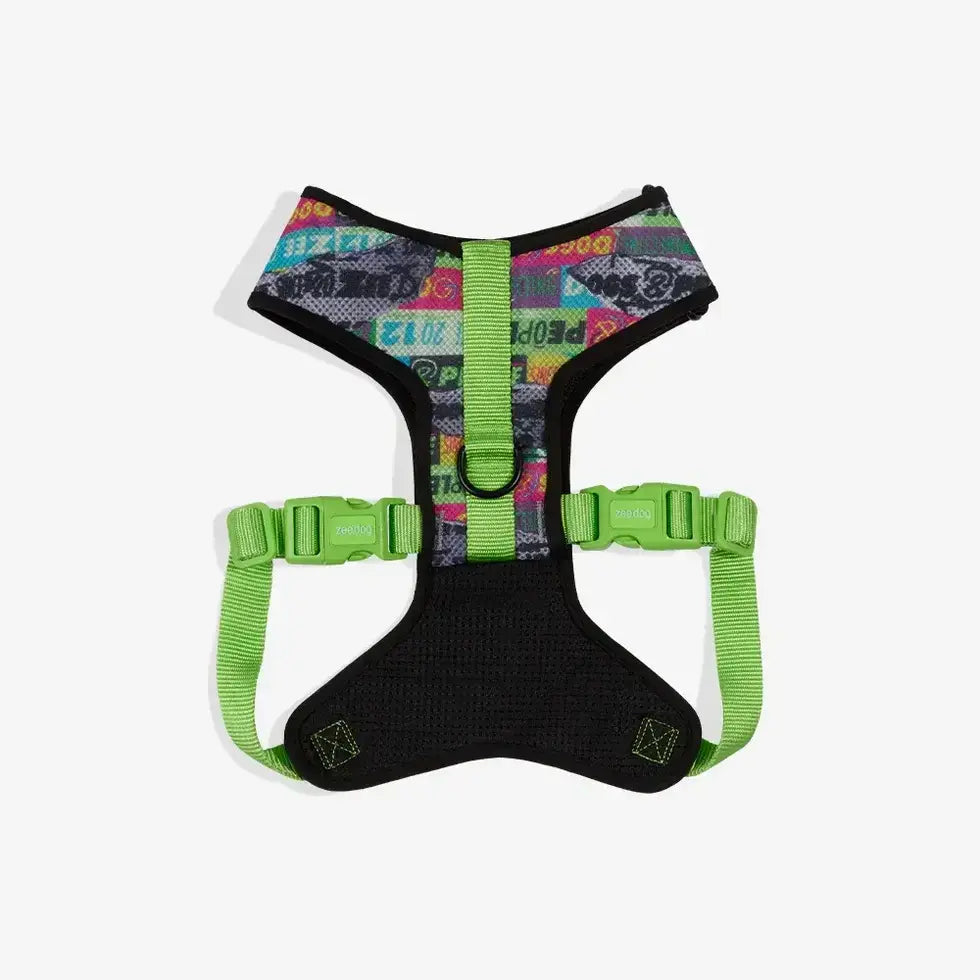 Zee.Dog Lords of Zee.Town Adjustable Air Mesh Harness for Dogs - Manifesto