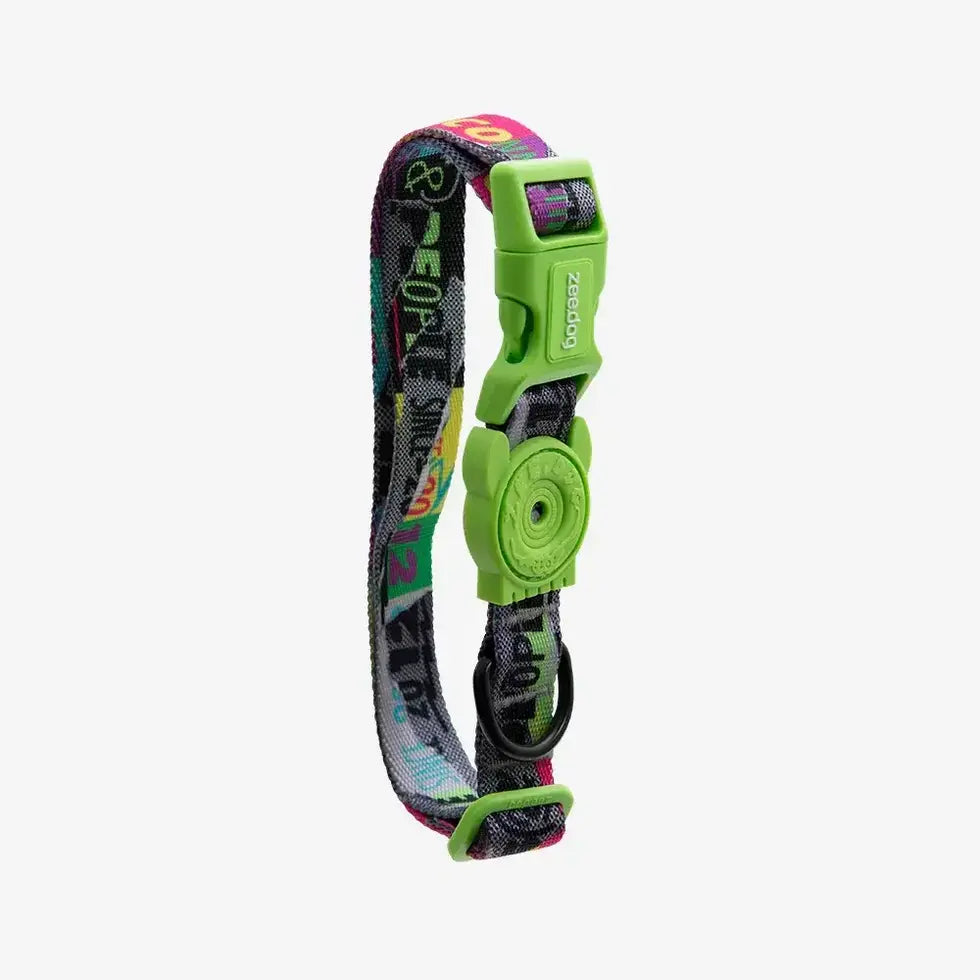 Zee.Dog Lords of Zee.Town Classic Dog Collar - Manifesto