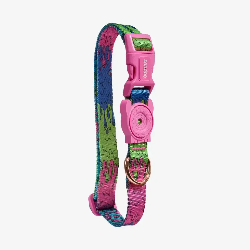 Zee.Dog Lords of Zee.Town Classic Dog Collar - Melted