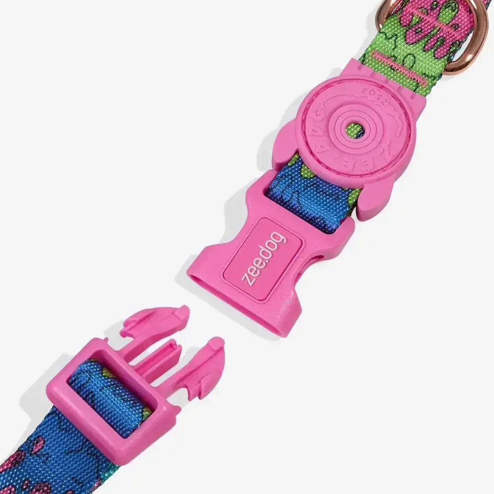 Zee.Dog Lords of Zee.Town Classic Dog Collar - Melted