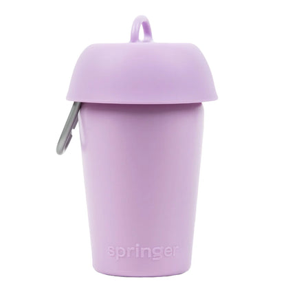 Springland Travel Water Bowl Flip Top Water Bottle for Dogs