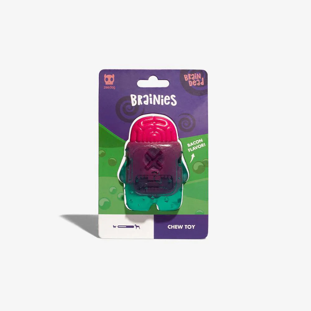 Zee.Dog Brain Dead Chew Toy - Bacon Scent