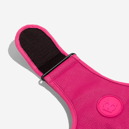 Zee.Dog Adjustable Air Mesh Harness for Dogs - Pink LED
