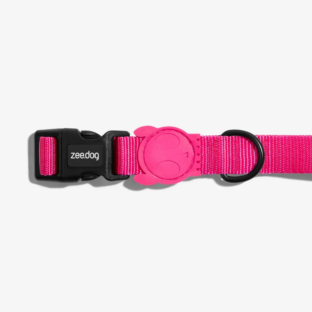 Zee.Dog Pink LED Dog Collar