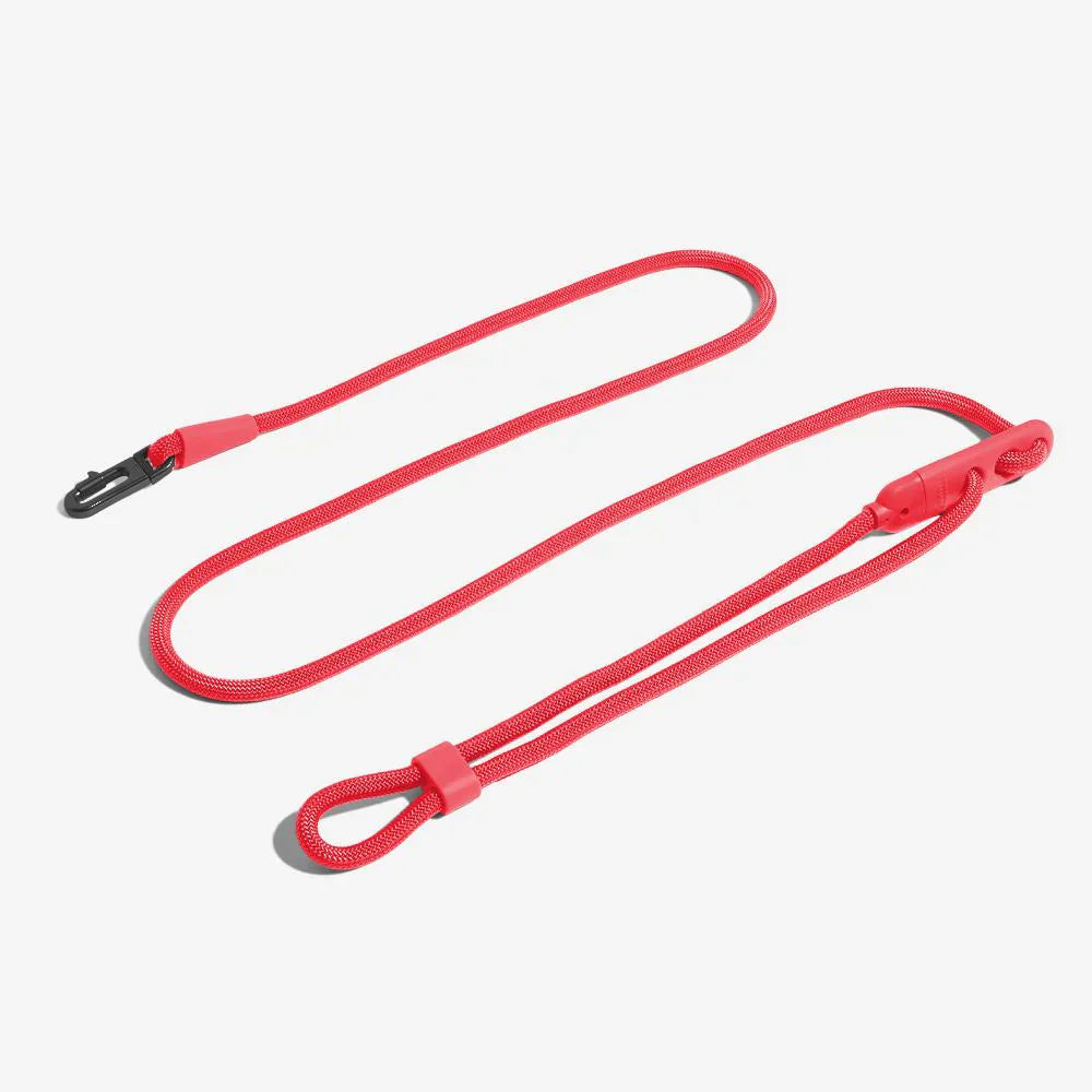 Zee.Dog Hands-Free Dog Lead - Neon Coral