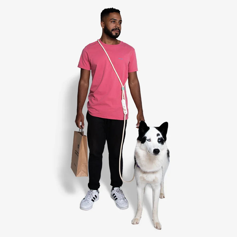 Zee.Dog Hands-Free Dog Lead - Vanilla