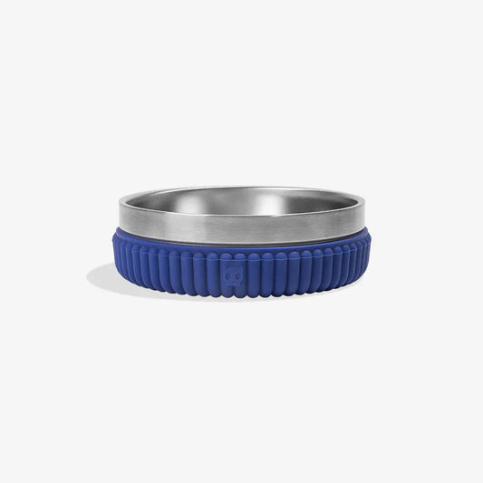Zee.Dog Tuff Bowl Stripes Blue - Small