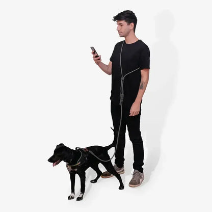 Zee.Dog Hands-Free Dog Lead - Titanium