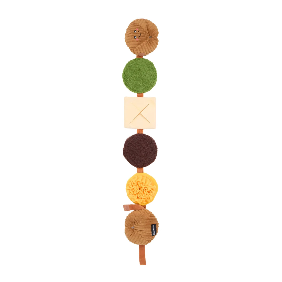 ZippyPaws Snufflerz Stacks Snuffle Dog Toy - Croissant